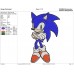 Sonic Tight hands Embroidery Design