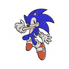 Sonic flaying Embroidery Design