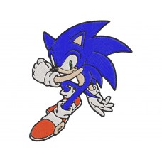 Sonic jumping Embroidery Design