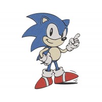 Sonic the Hedgehog Sonic 2 Embroidery Design