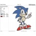 Sonic the Hedgehog Sonic 2 Embroidery Design
