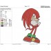 Sonic the Hedgehog knuckles Embroidery Design