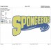 SpongeBob SquarePants SpongeBob logo Embroidery Design