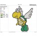 Super Mario Bros koopa troopa Embroidery Design