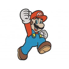 Super Mario Bros winner Embroidery Design