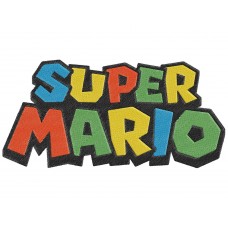 Super Mario logo Embroidery Design