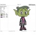 Teen Titans Go Beast Boy 2 Embroidery Design