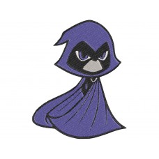 Teen Titans Go Raven 3 Embroidery Design