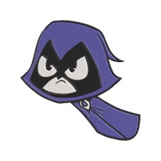 Teen Titans Go Raven Embroidery Design