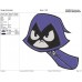 Teen Titans Go Raven Embroidery Design