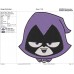 Teen Titans Go Raven Face Embroidery Design