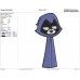 Teen Titans Go Raven Stand up Embroidery Design