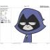 Teen Titans Go Raven glance eye Embroidery Design