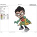 Teen Titans Go Robin 2 Embroidery Design