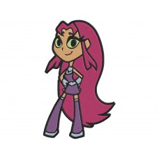 Teen Titans Go Starfire Embroidery Design