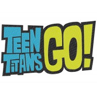 Teen Titans Go logo Embroidery Design