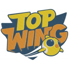 Top Wing logo Embroidery Design