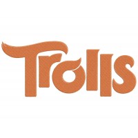 Trolls Logo Embroidery Design