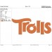 Trolls Logo Embroidery Design