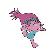 Trolls poppy flaying Embroidery Design