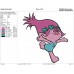 Trolls poppy flaying Embroidery Design