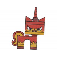 Unikitty Angry Unikitty Embroidery Design