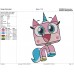 Unikitty very happy and jumping Embroidery Design