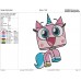 Unikitty very happy and jumping Embroidery Design