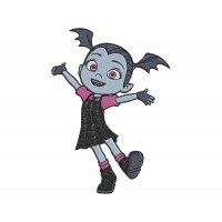 Vampirina bat dancing Embroidery Design