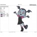 Vampirina bat dancing Embroidery Design