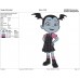 Vampirina bat smiley Embroidery Design