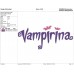 Vampirina logo Embroidery Design
