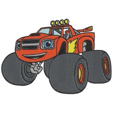 blaze and the monster machines Embroidery Design