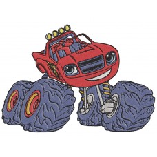 blaze and the monster machines more details 2 Embroidery Design