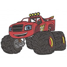 blaze and the monster machines more details Embroidery Design