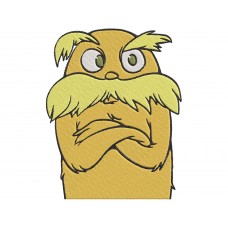 lorax embroidery design