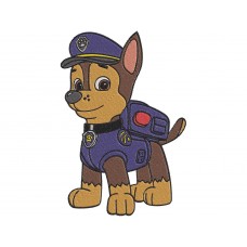 paw patrol Chase Embroidery Design