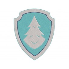 paw patrol Everest logo Embroidery Design