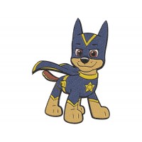 paw patrol Super Spy Chase Embroidery Design