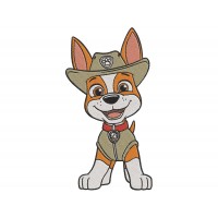 paw patrol Tracker Embroidery Design