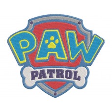 paw patrol logo Embroidery Design