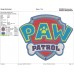 paw patrol logo Embroidery Design