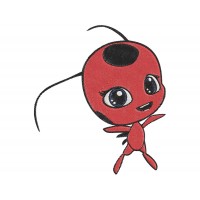 tikki miraculous ladybug Embroidery Design